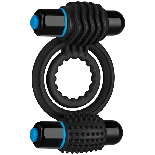 OptiMALE™ - Vibrating Double C-Ring - Black